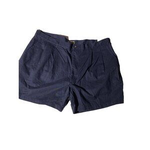 Natural Issue Mens Navy Size 44 Pleated Shorts Pockets. NWT Island Life